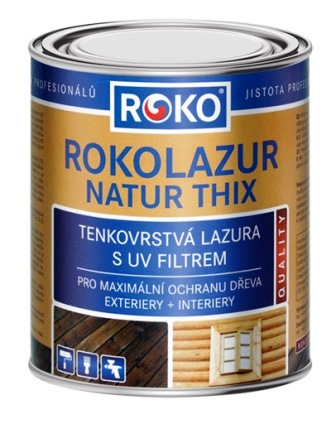 Rokolazur Natur Thix lazurovací lak profi