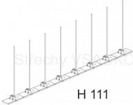 Hrotový systém H111 pro silně zatížené plochy do 50 mm a okraje střech